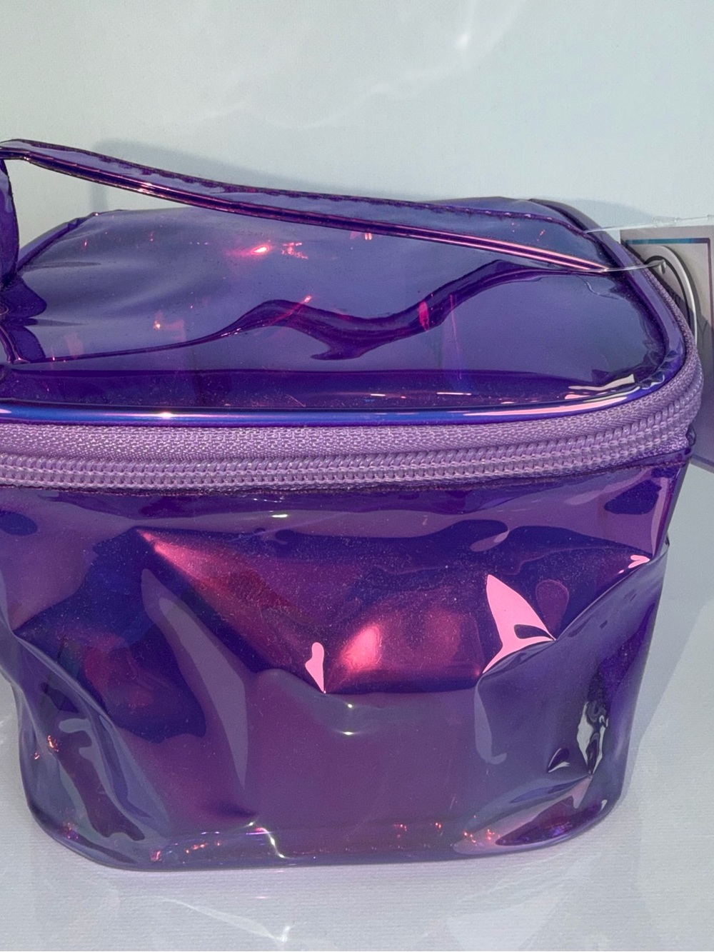 🔥💄Holographic Purple Travel Cosmetic Pouch - Women Bath & Body